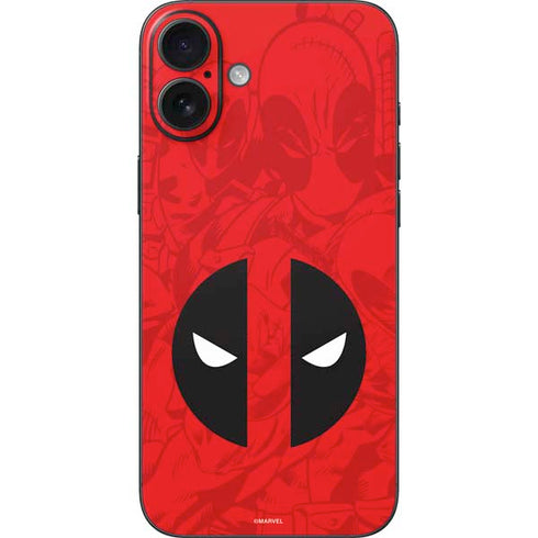 Marvel Deadpool Deadpool Emblem iPhone 16 Plus Skin